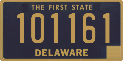 DE license plate 101161