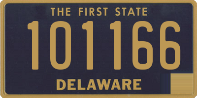 DE license plate 101166