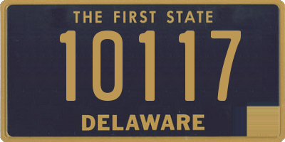 DE license plate 10117