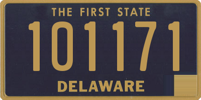 DE license plate 101171