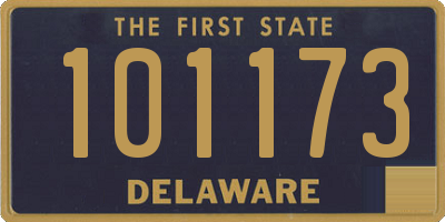 DE license plate 101173