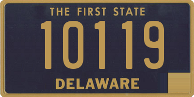 DE license plate 10119