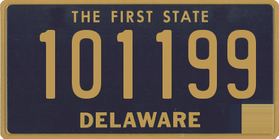 DE license plate 101199