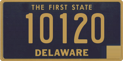 DE license plate 10120