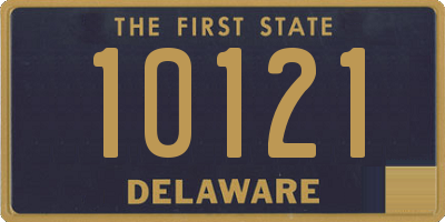 DE license plate 10121