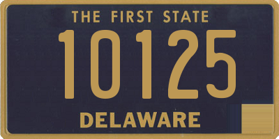 DE license plate 10125