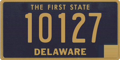 DE license plate 10127