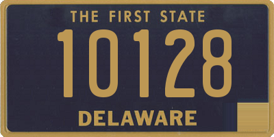 DE license plate 10128