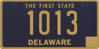 DE license plate 1013