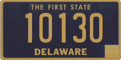 DE license plate 10130