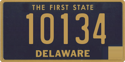 DE license plate 10134