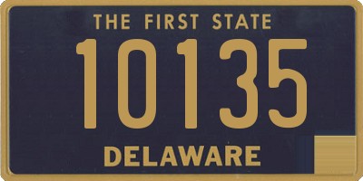 DE license plate 10135