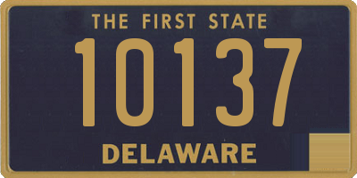 DE license plate 10137