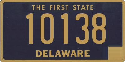 DE license plate 10138