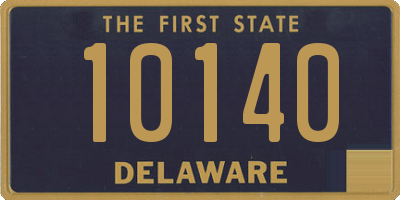 DE license plate 10140