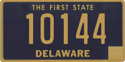 DE license plate 10144