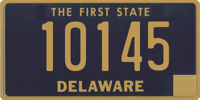 DE license plate 10145