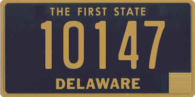 DE license plate 10147