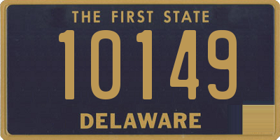 DE license plate 10149