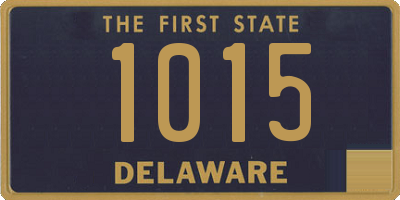 DE license plate 1015