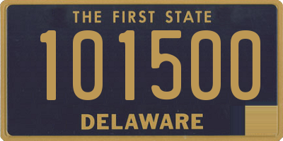 DE license plate 101500