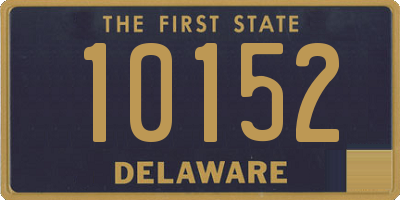DE license plate 10152