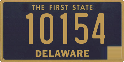 DE license plate 10154