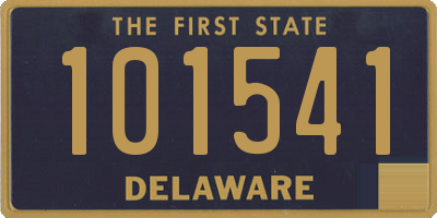 DE license plate 101541
