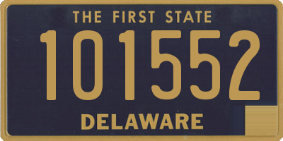 DE license plate 101552