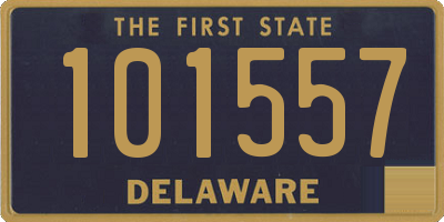 DE license plate 101557