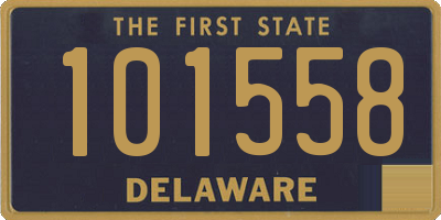 DE license plate 101558