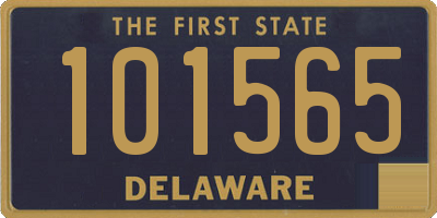 DE license plate 101565