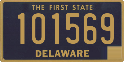 DE license plate 101569