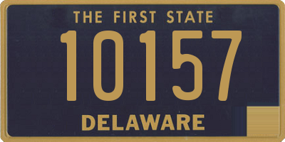 DE license plate 10157