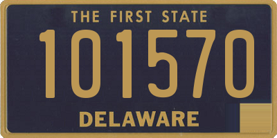 DE license plate 101570