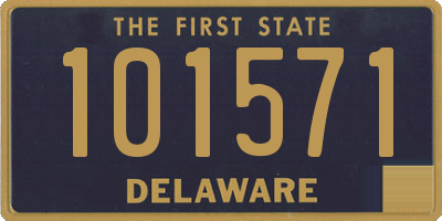 DE license plate 101571