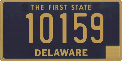 DE license plate 10159