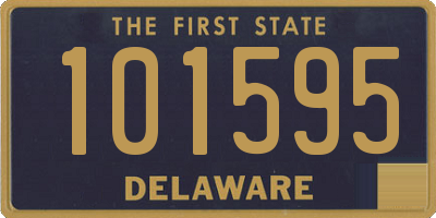 DE license plate 101595