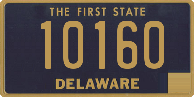 DE license plate 10160