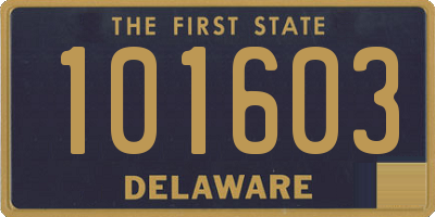 DE license plate 101603