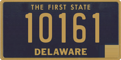 DE license plate 10161