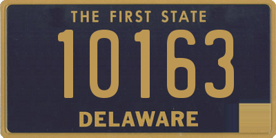 DE license plate 10163