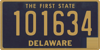 DE license plate 101634