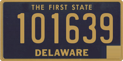 DE license plate 101639