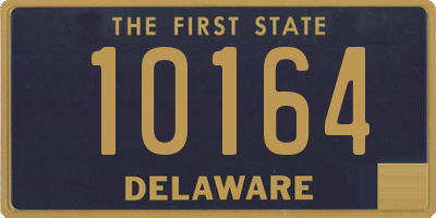 DE license plate 10164