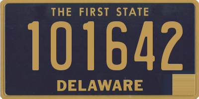 DE license plate 101642