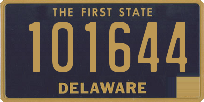 DE license plate 101644