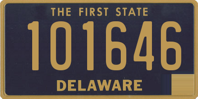 DE license plate 101646
