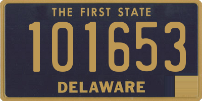 DE license plate 101653