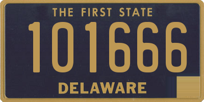 DE license plate 101666